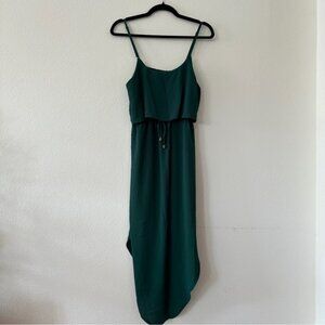 Elegant Green Maxi Dress